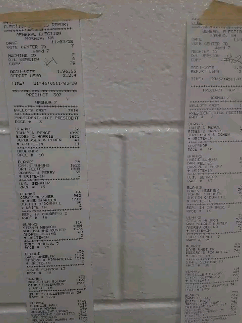 Poll tape recording — Hillsborough County