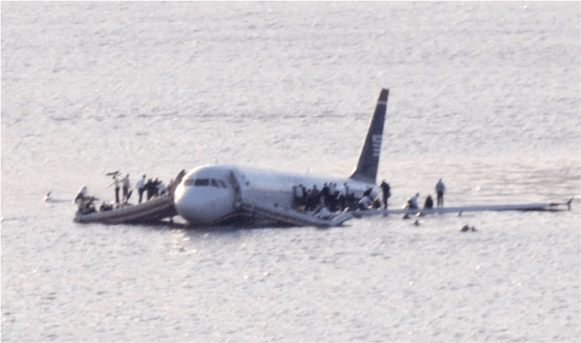 US Airways flight 1549 after the Hudson River landing