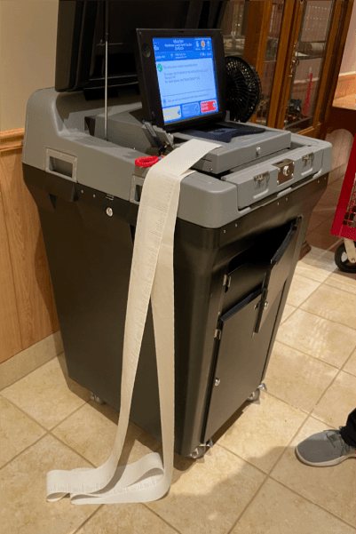 Another example poll tape
