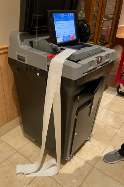 Another example poll tape